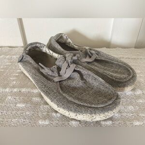 HEY Dude Wendy L Linen Iron slip on shoes US 8